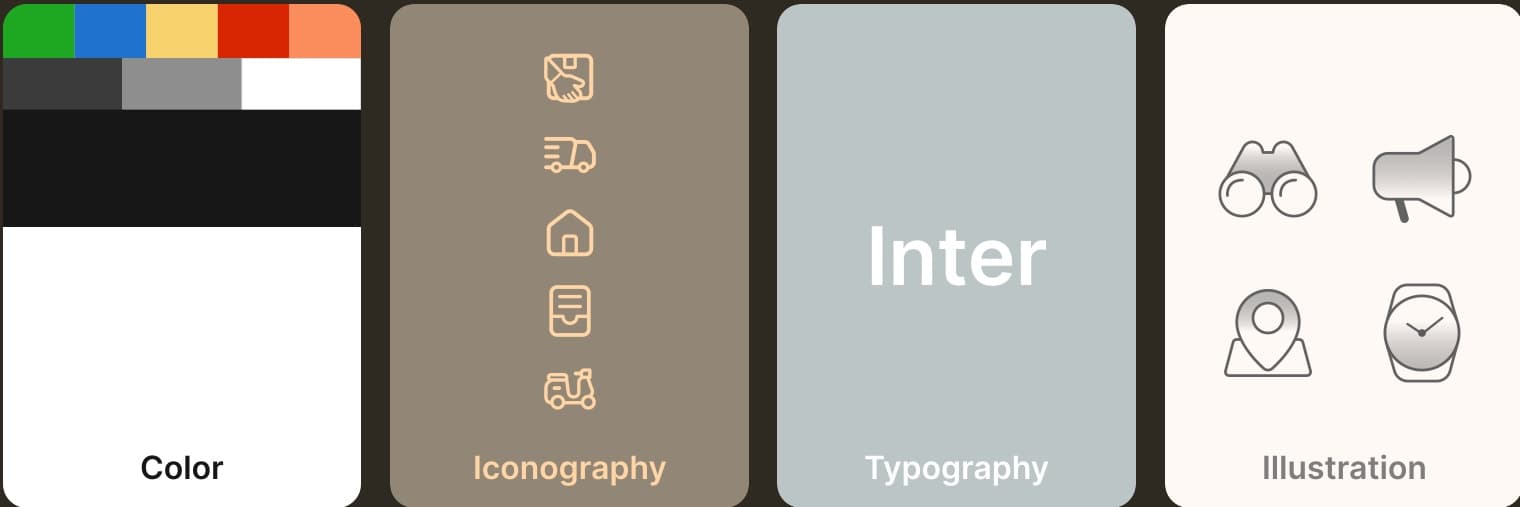 Movement foundations: color, iconography, typography and illustration